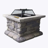 Fire Pit Outdoor Table Charcoal Garden Fireplace Backyard Heater