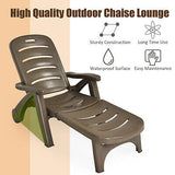 Outdoor Sun Lounge Folding Lounger Day Bed Recliner Chaise Beach Chair Furniture