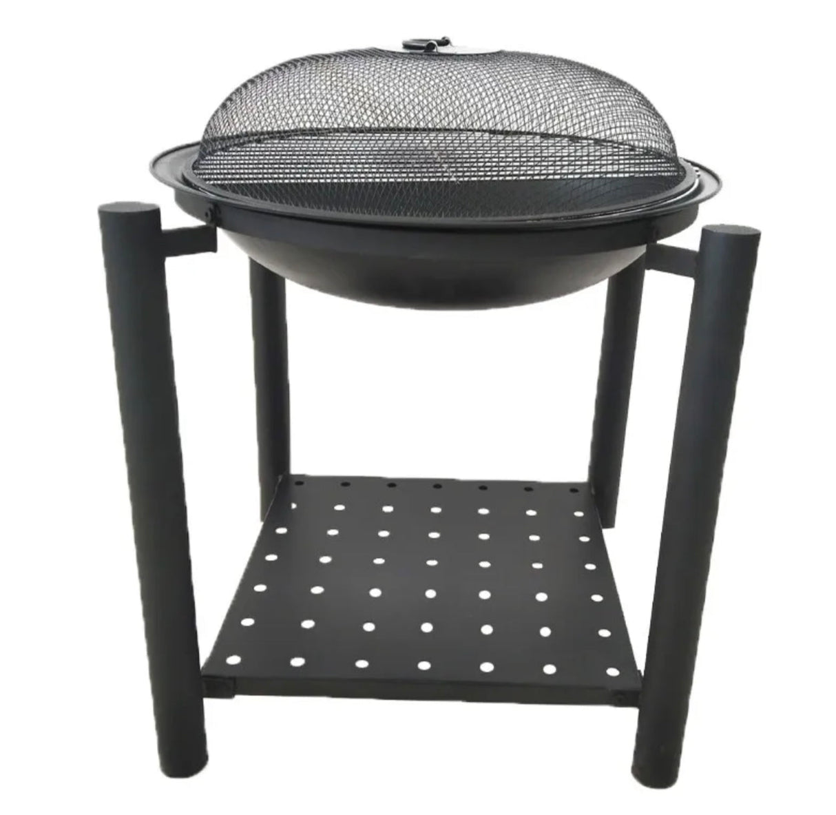 Fire Pit Charcoal BBQ Grill Fireplace Brazier Portable Patio Garden firepit