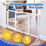 Pet Puppy Gate Dog Fence Safety Guard Indoor Wooden Playpen Foldable