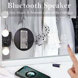 Bluetooth Vanity Makeup Mirror With Lights Hollywood LED Mirrors Wall