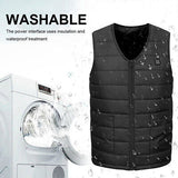 Electric Vest Heated Jacket USB Thermal Warm Heat Pad Winter Body Warmer Unisex