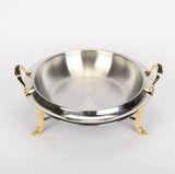 Chafing Dish Buffet Pan Bain Marie Stainless Steel Alcohol Stove Food Warmer