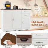 Kitchen Buffet Sideboard Storage Cabinet Modern Hallway Table Cupboard