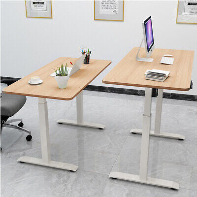 Electric Standing Desk Motorised Computer Desk Height Adjustable Sit Stand Table