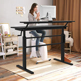 Standing Desk  Adjustable Height Sit Stand Desk Laptop PC Table 120x60cm