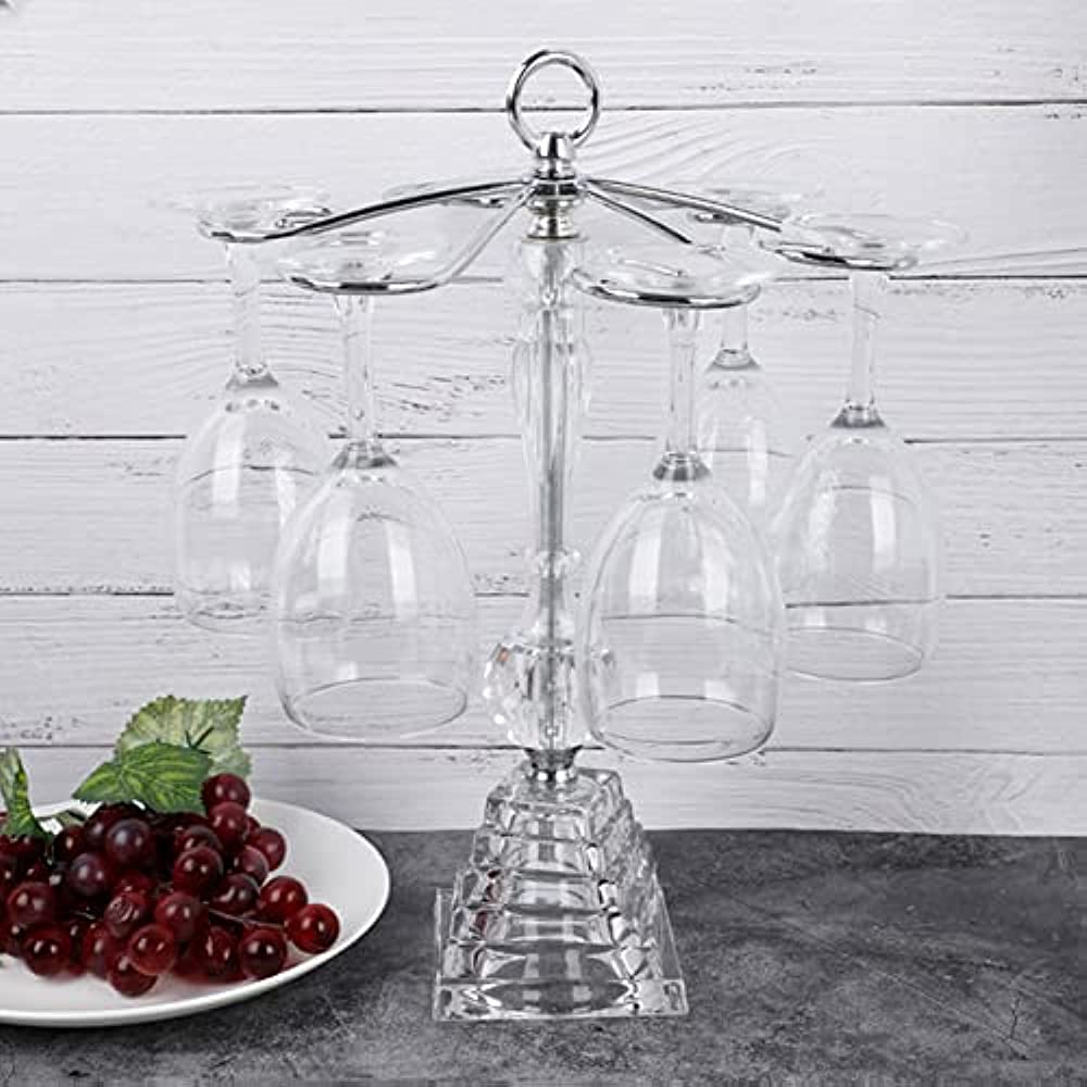 Natural Feel Wine Glass Stemware Cup Hanging Holder Storage Display Drying Rack Efficie