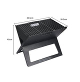 Portable Charcoal BBQ Grill Outdoor Camping Barbecue Set Picnic Foldable