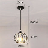 Black Kitchen Pendant Light Bar Ceiling Lights Home Dining Room Chandelier Light