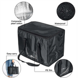 Food Delivery insulated Bags Pizza Takeaway Thermal Warm/Cold Bag Black AU