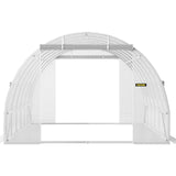 Walk-in Tunnel Greenhouse Galvanized Frame & Waterproof 20x10x7ft